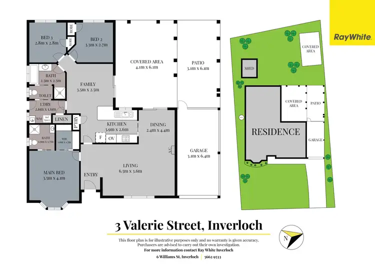 Floorplan of Homely house listing, 3 Valerie Street, Inverloch VIC 3996