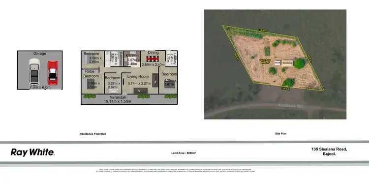 Floorplan of Homely house listing, 135 Sisalana Road, Bajool QLD 4699