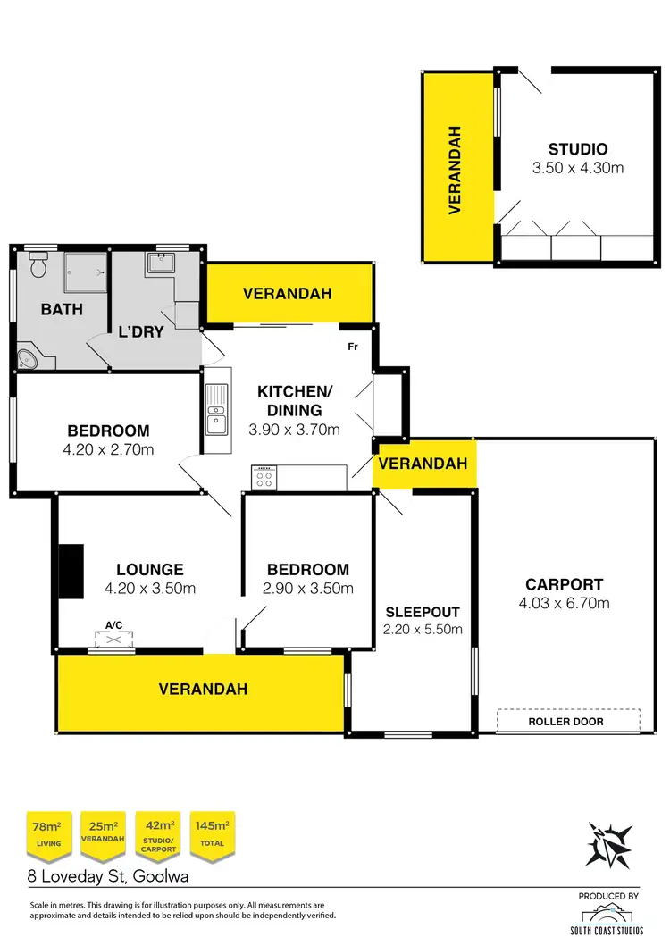 Floorplan of Homely house listing, 8 Loveday Street, Goolwa SA 5214