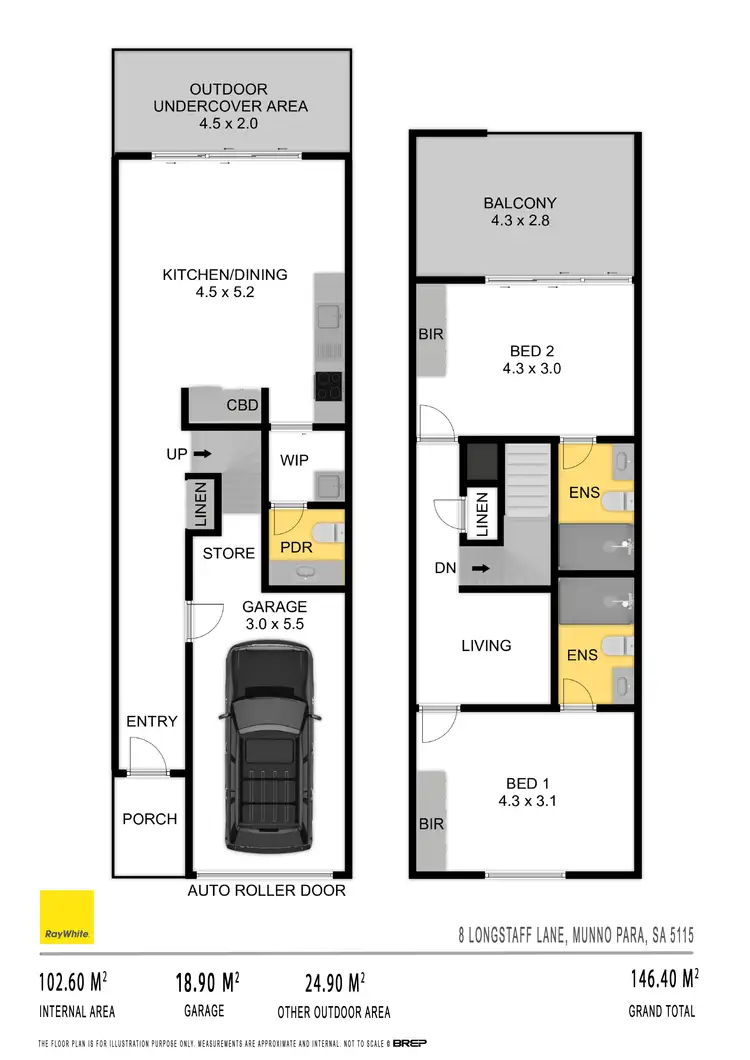 Floorplan of Homely house listing, 8 Longstaff Lane, Munno Para SA 5115
