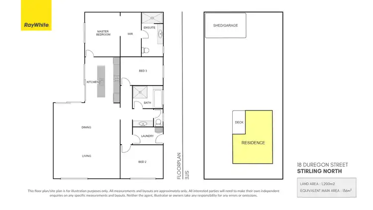 Floorplan of Homely house listing, 18 Duregon Street, Stirling North SA 5710