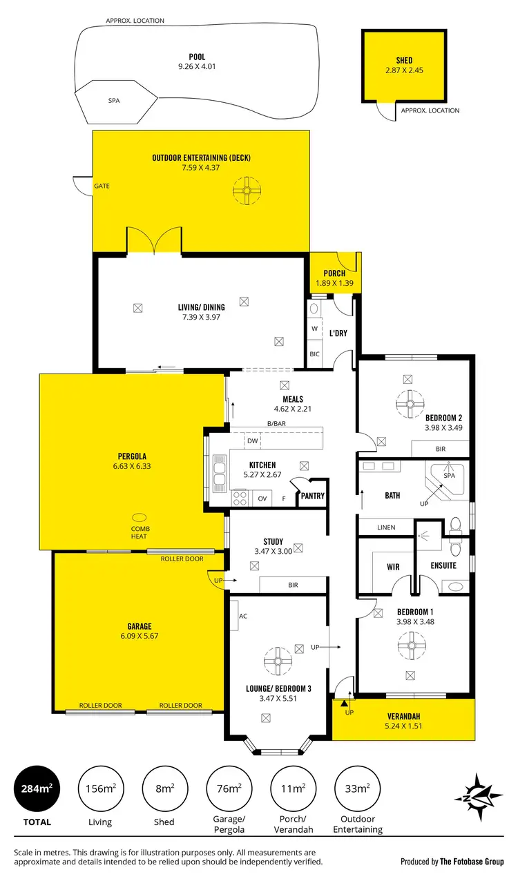 Floorplan of Homely house listing, 7 Farnsworth Drive, Morphett Vale SA 5162