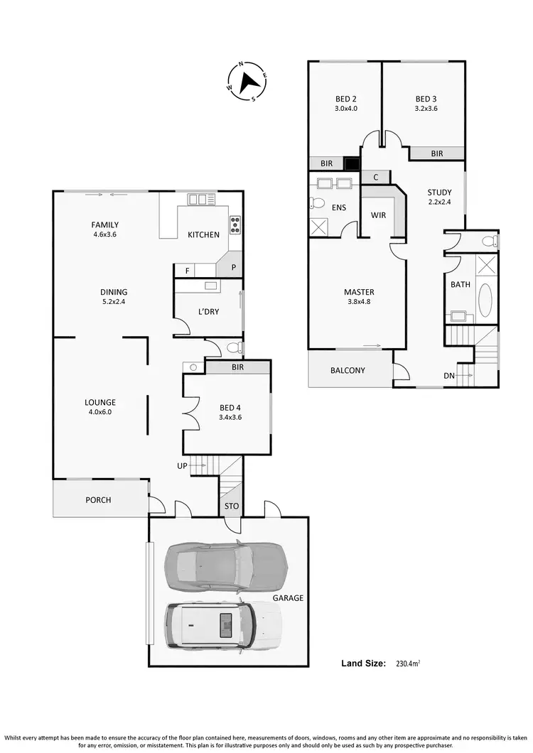 Floorplan of Homely townhouse listing, 2/45A Nursery Avenue, Frankston VIC 3199