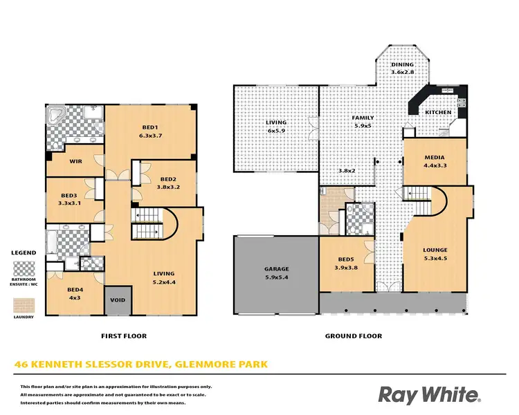 Floorplan of Homely house listing, 46 Kenneth Slessor Drive, Glenmore Park NSW 2745