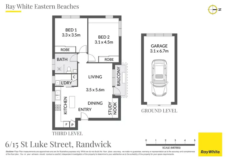 Floorplan of Homely apartment listing, 6/15 St Luke Street, Randwick NSW 2031