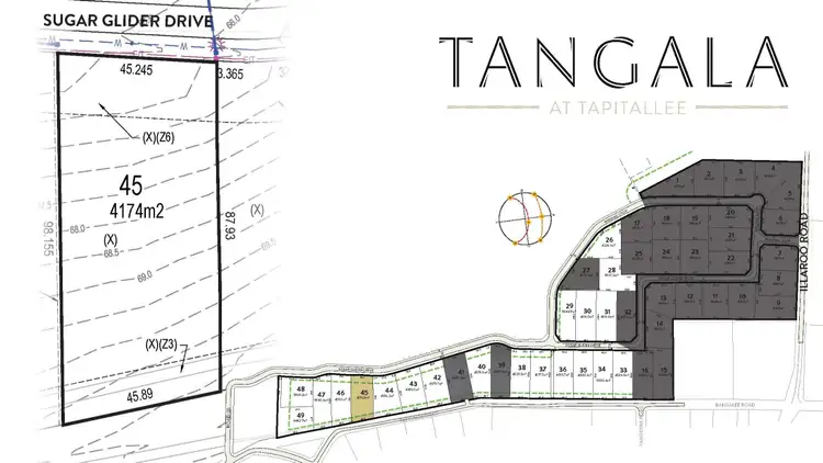 Floorplan of Homely land listing, Lot 45, Tangala Estate, Illaroo Road, Tapitallee NSW 2540