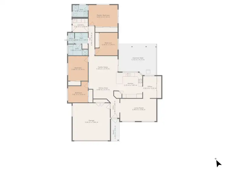 Floorplan of Homely house listing, 9 Kurrajong Close, Emerald QLD 4720