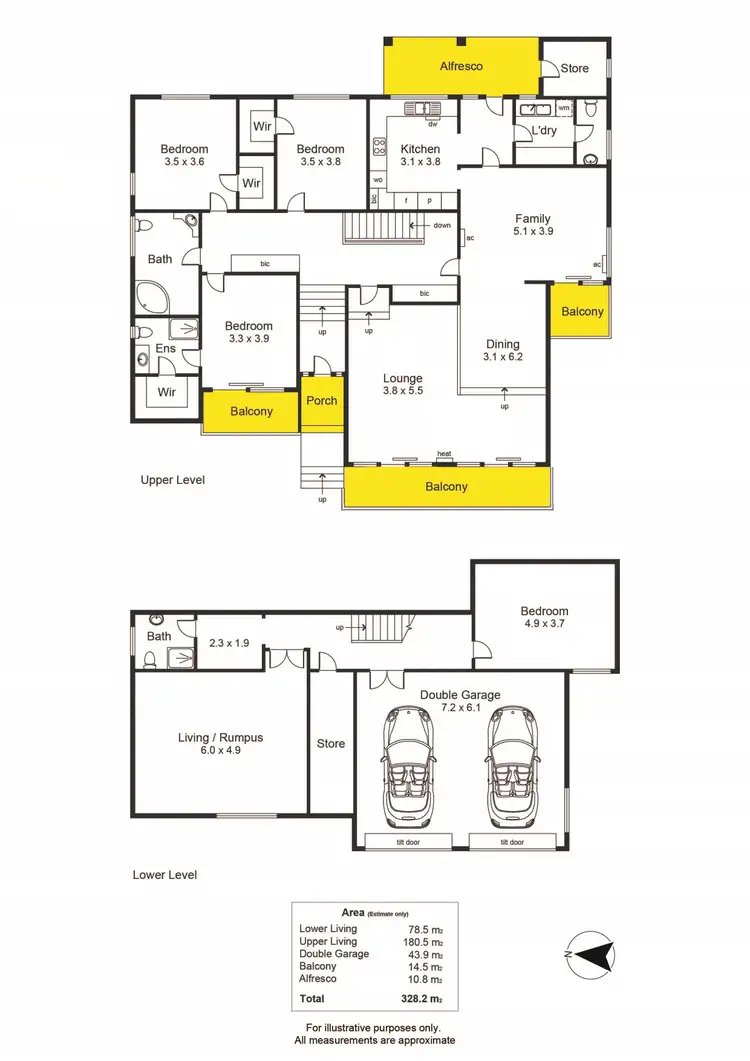 Floorplan of Homely house listing, 3 Hillview Avenue, Panorama SA 5041