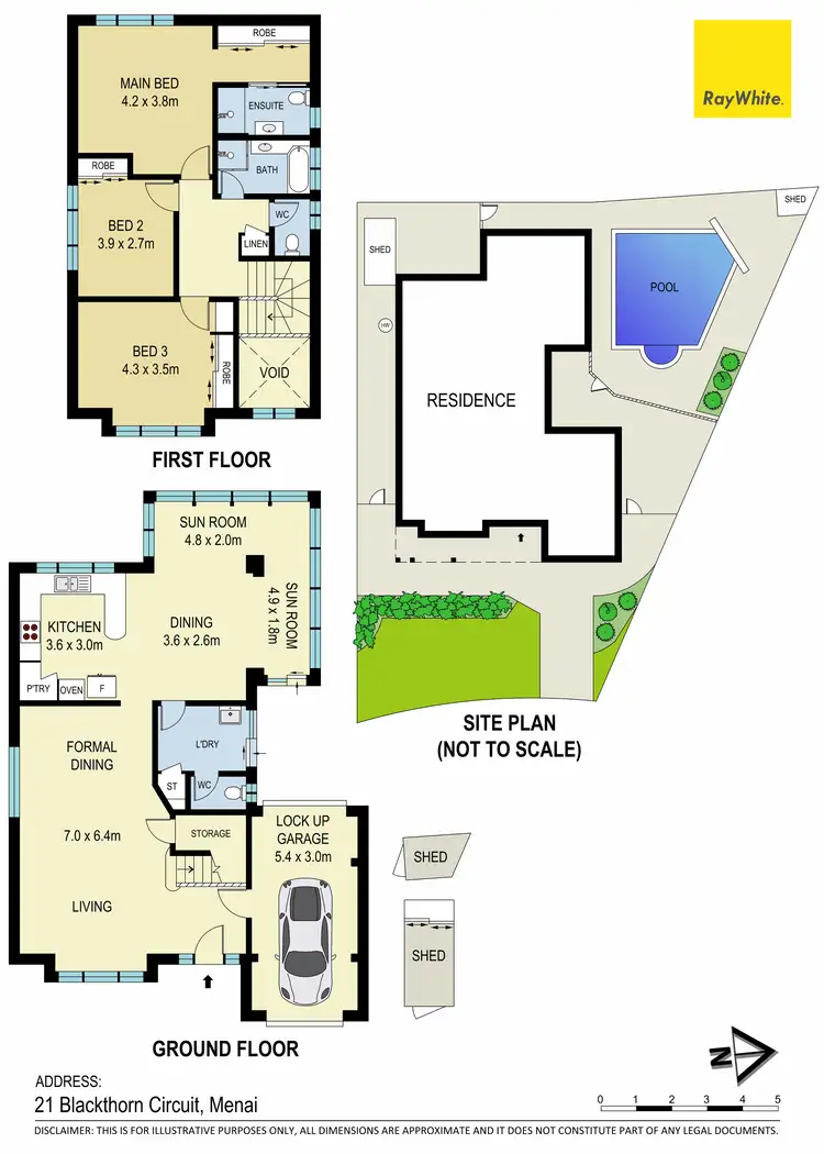 Floorplan of Homely house listing, 21 Blackthorn Circuit, Menai NSW 2234