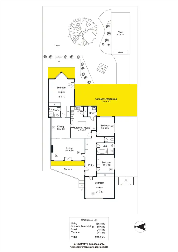 Floorplan of Homely house listing, 10 Grey Avenue, Beaumont SA 5066