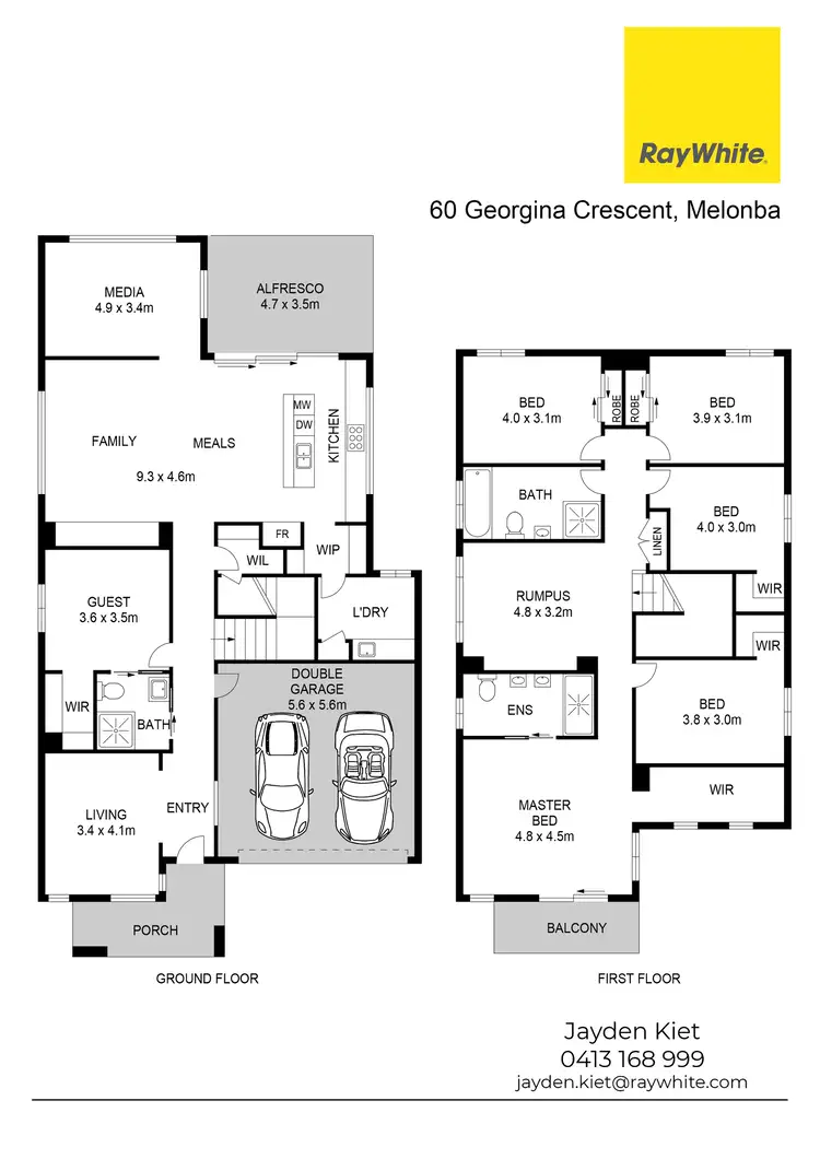 Floorplan of Homely house listing, 60 Georgina Crescent, Marsden Park NSW 2765