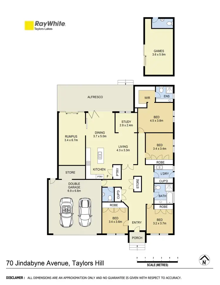Floorplan of Homely house listing, 70 Jindabyne Avenue, Taylors Hill VIC 3037