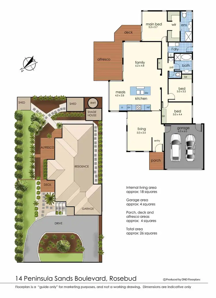 Floorplan of Homely house listing, 14 Peninsula Sands Boulevard, Rosebud VIC 3939