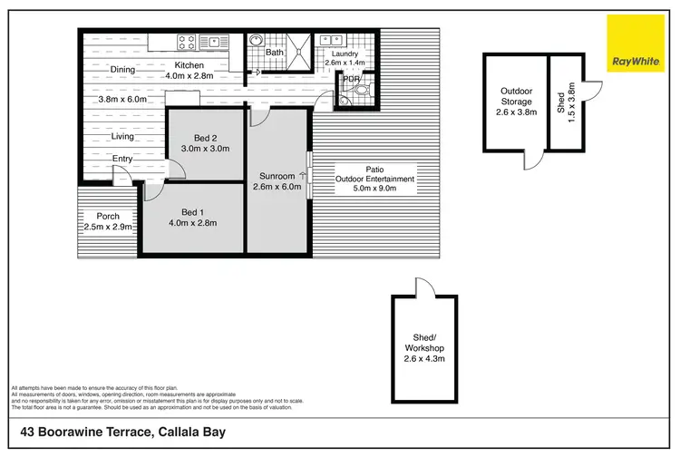 Floorplan of Homely house listing, 43 & 43A Boorawine Terrace, Callala Bay NSW 2540