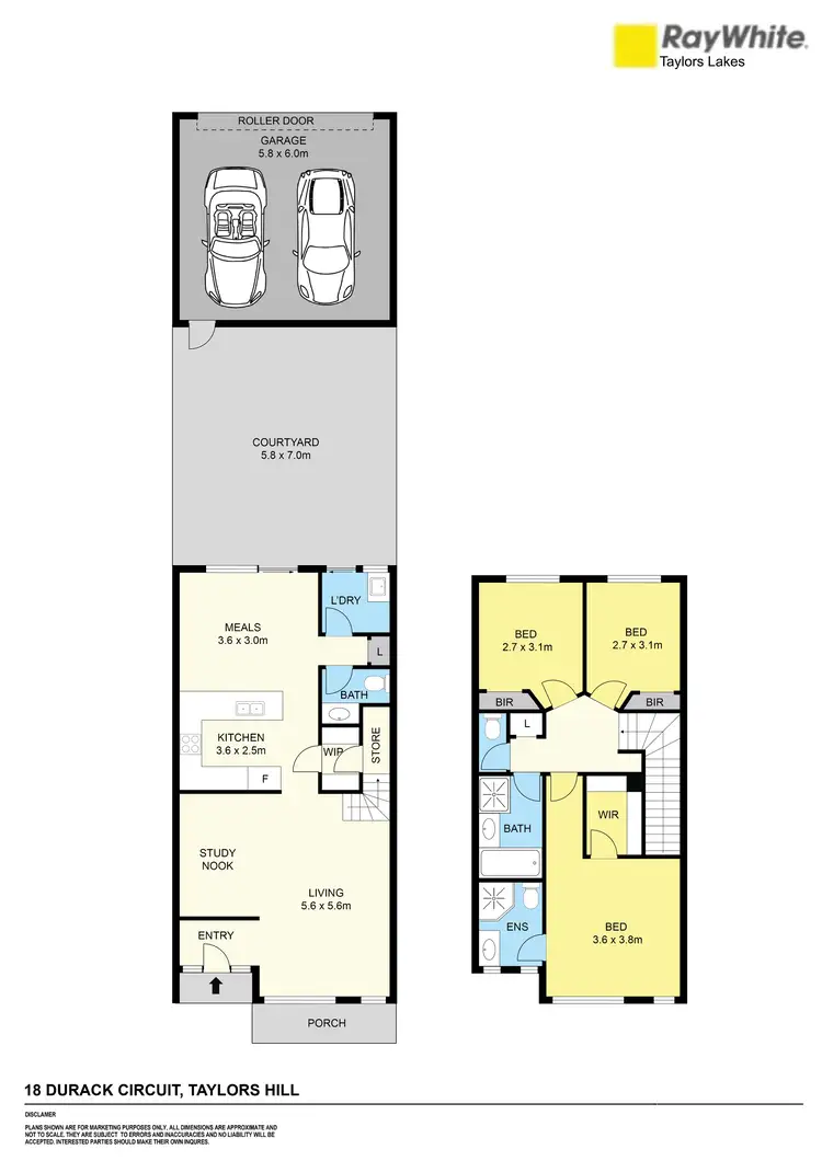 Floorplan of Homely house listing, 18 Durack Circuit, Taylors Hill VIC 3037