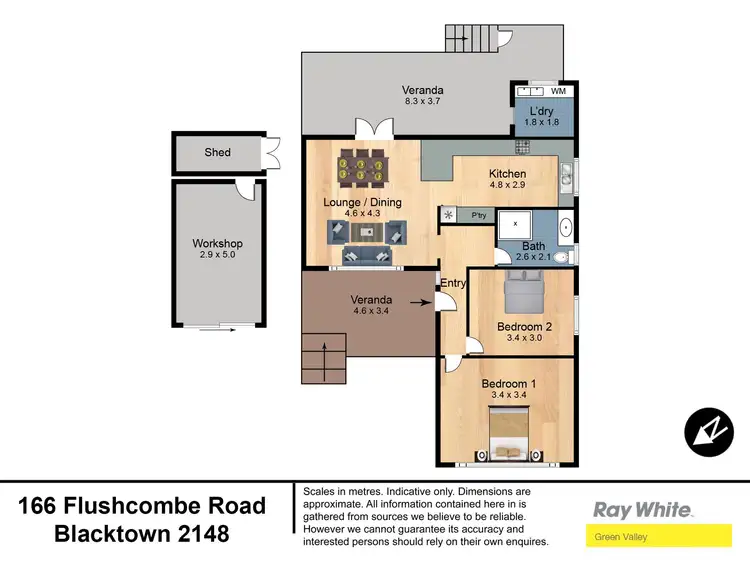 Floorplan of Homely house listing, 166 Flushcombe Road, Blacktown NSW 2148