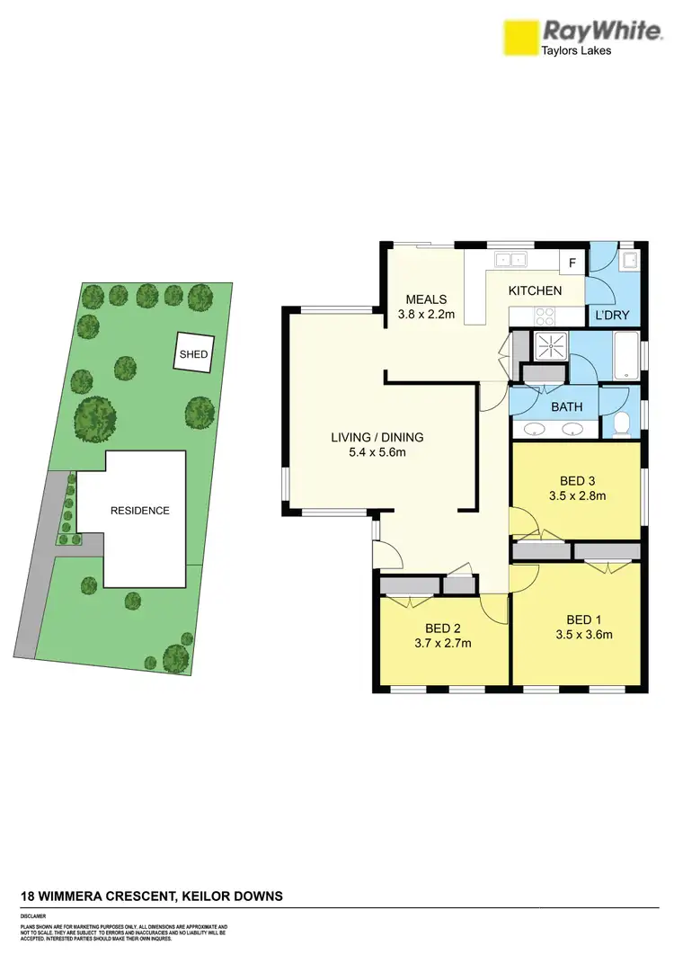 Floorplan of Homely house listing, 18 Wimmera Crescent, Keilor Downs VIC 3038