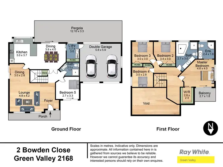 Floorplan of Homely house listing, 2 Bowden Close, Green Valley NSW 2168