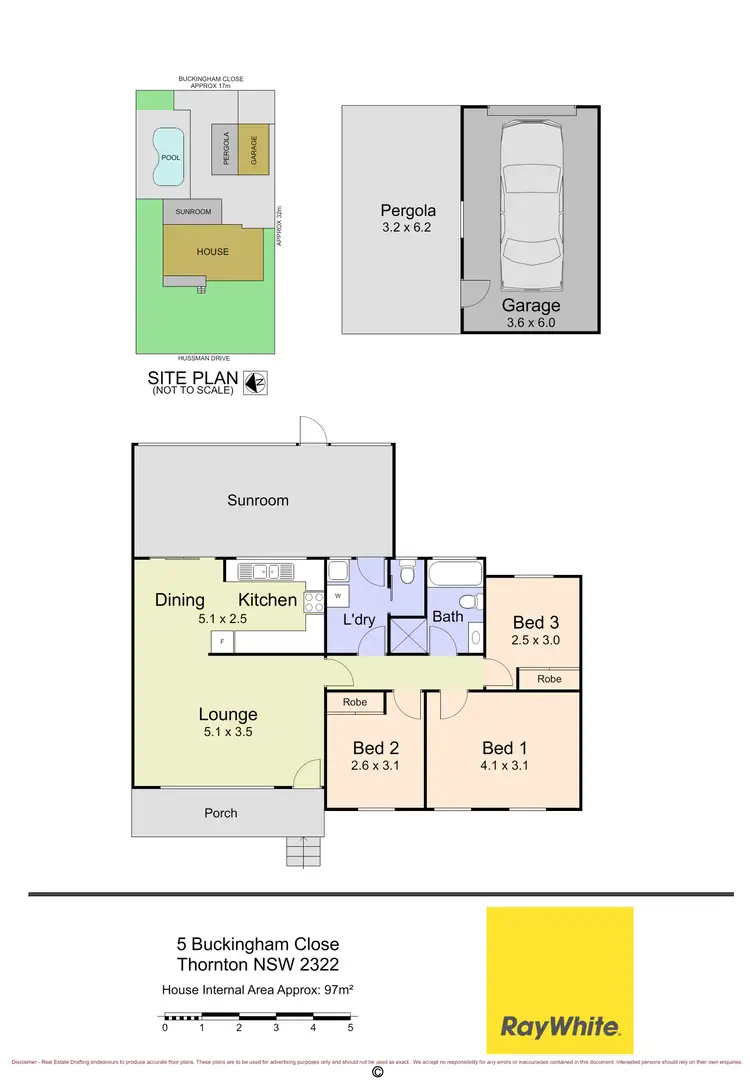 Floorplan of Homely house listing, 5 Buckingham Close, Thornton NSW 2322