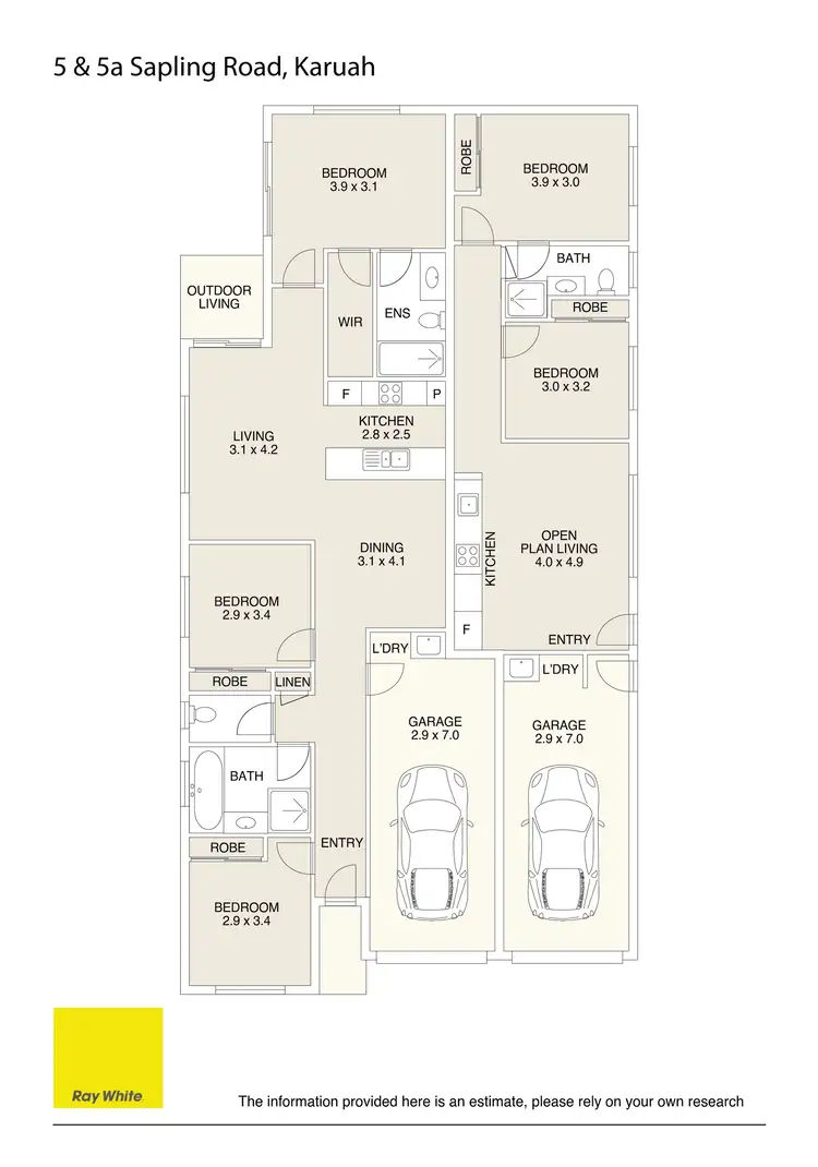 Floorplan of Homely house listing, 5 & 5A Sapling Road, Karuah NSW 2324