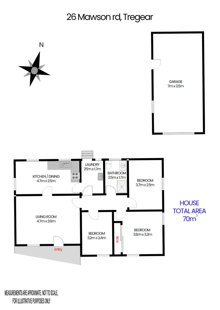 Floorplan of Homely house listing, 26 Mawson Road, Tregear NSW 2770