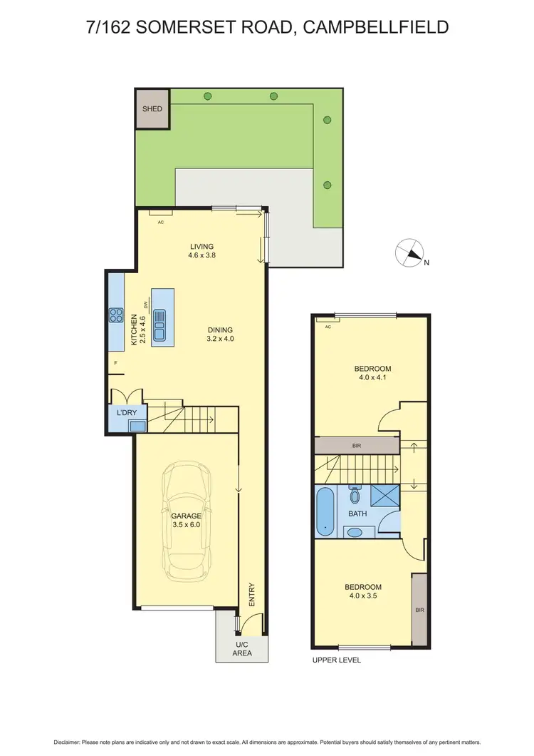 Floorplan of Homely townhouse listing, 7/162 Somerset Road, Campbellfield VIC 3061
