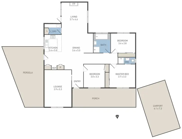 Floorplan of Homely house listing, 63 Feathertop Drive, Wyndham Vale VIC 3024