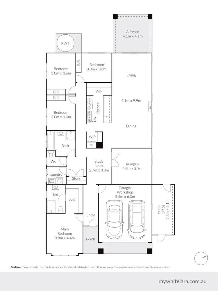 Floorplan of Homely house listing, 33 Mathieson Place, Lara VIC 3212
