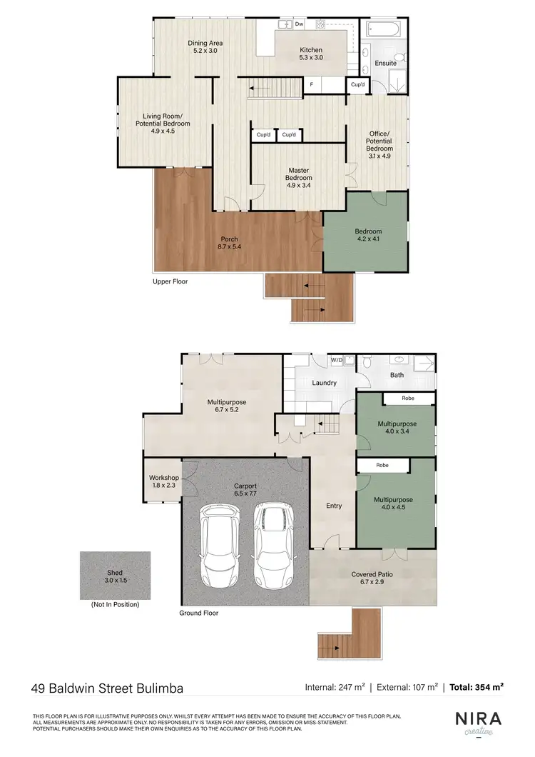 Floorplan of Homely house listing, 49 Baldwin Street, Bulimba QLD 4171