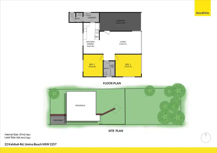 Floorplan of Homely house listing, 22 Kahibah Road, Umina Beach NSW 2257