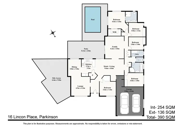 Floorplan of Homely house listing, 16 Lincon Place, Parkinson QLD 4115