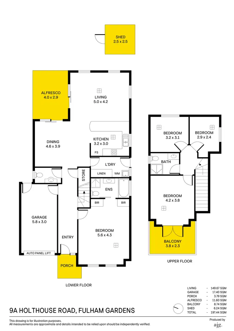 Floorplan of Homely house listing, 9A Holthouse Road, Fulham Gardens SA 5024