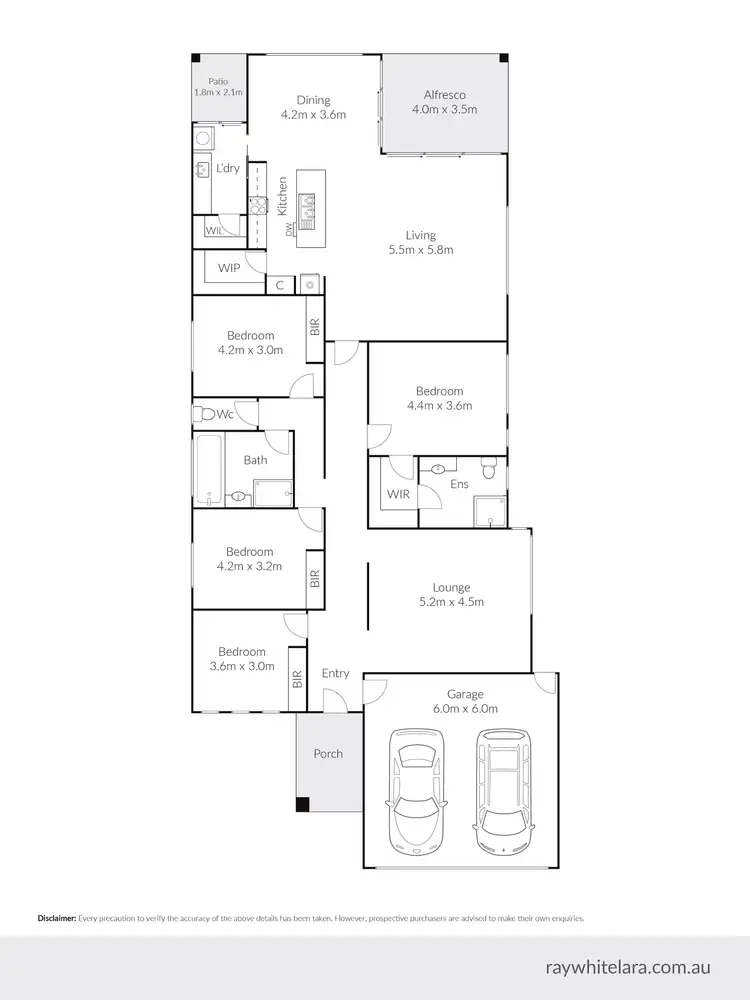 Floorplan of Homely house listing, 23 Mathieson Place, Lara VIC 3212
