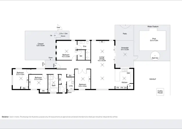 Floorplan of Homely house listing, 29A Durack Crescent, Broome WA 6725