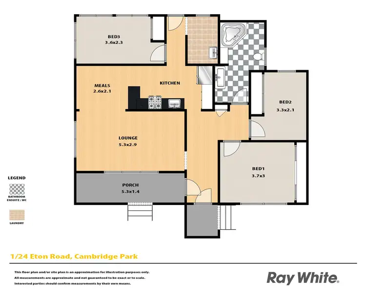 Floorplan of Homely house listing, 1/24 Eton Road, Cambridge Park NSW 2747