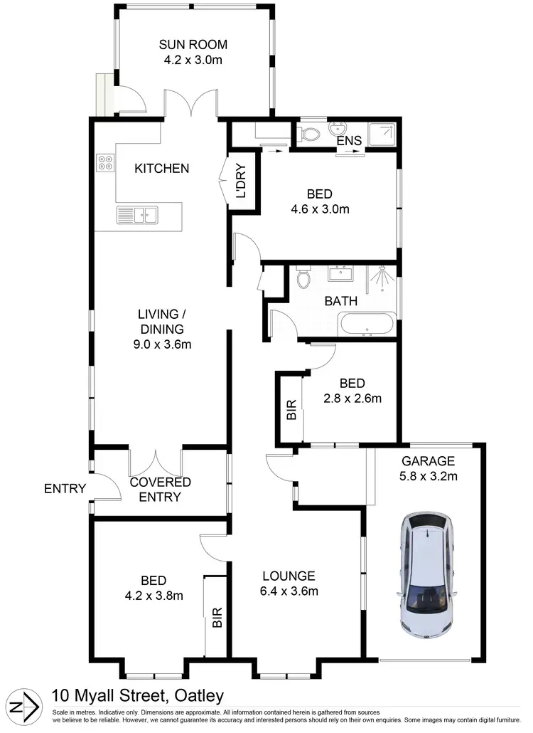 Floorplan of Homely house listing, 10 Myall Street, Oatley NSW 2223