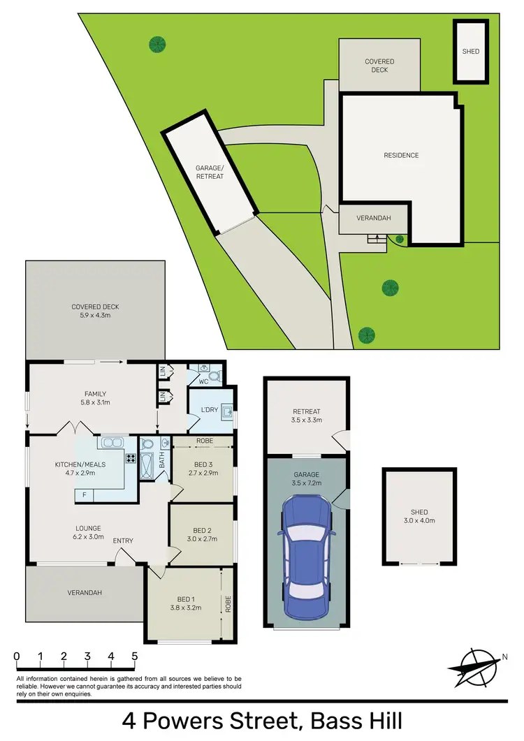 Floorplan of Homely house listing, 4 Powers Place, Bass Hill NSW 2197