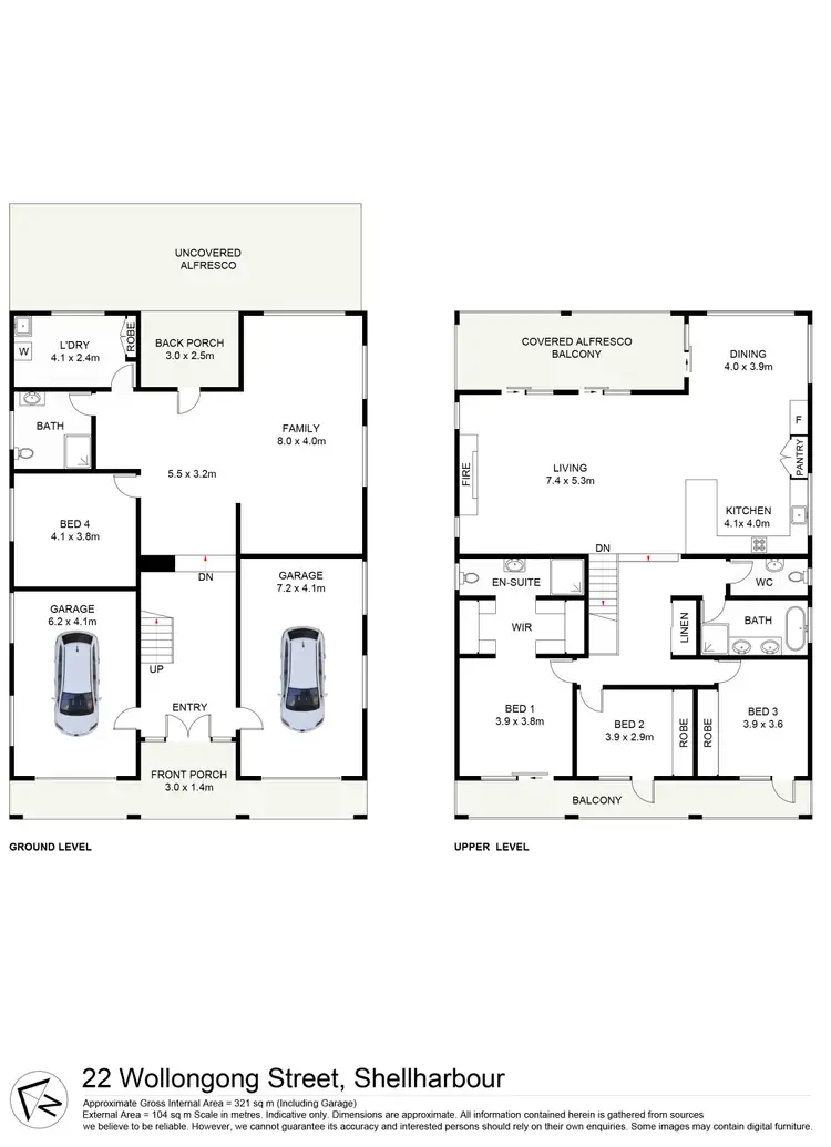 Floorplan of Homely house listing, 22 Wollongong Street, Shellharbour NSW 2529