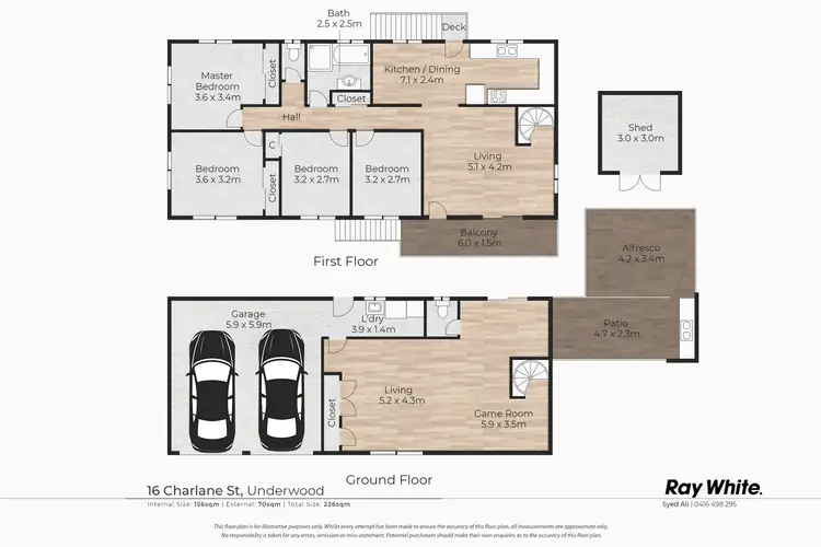 Floorplan of Homely house listing, 16 Charlane Street, Underwood QLD 4119