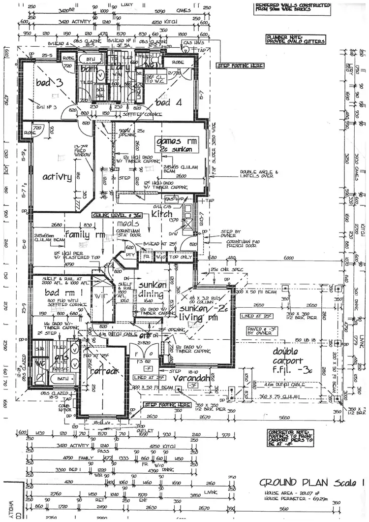 Floorplan of Homely house listing, 13 Federation Drive, Singleton WA 6175