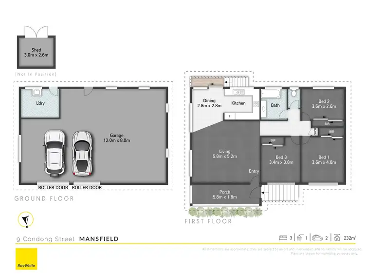 Floorplan of Homely house listing, 9 Condong Street, Mansfield QLD 4122