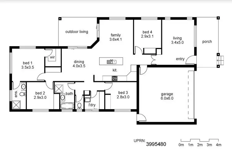 Floorplan of Homely house listing, Address available on request