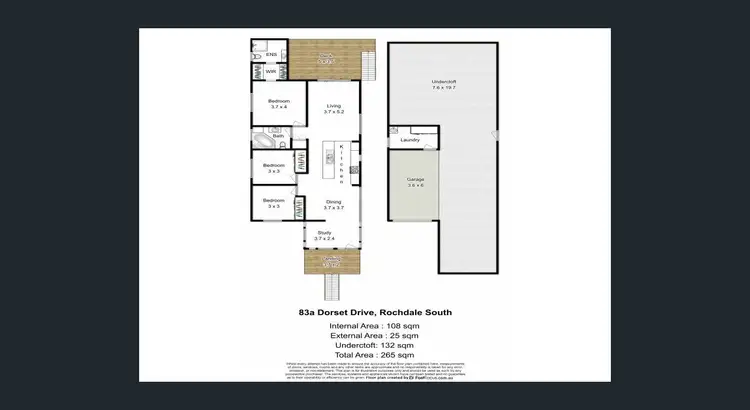 Floorplan of Homely house listing, 83A Dorset Drive, Rochedale South QLD 4123