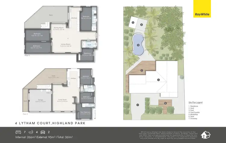Floorplan of Homely house listing, 4 Lytham Court, Highland Park QLD 4211