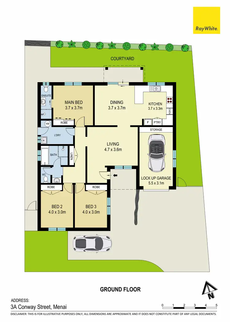 Floorplan of Homely house listing, 3A Conway Street, Menai NSW 2234