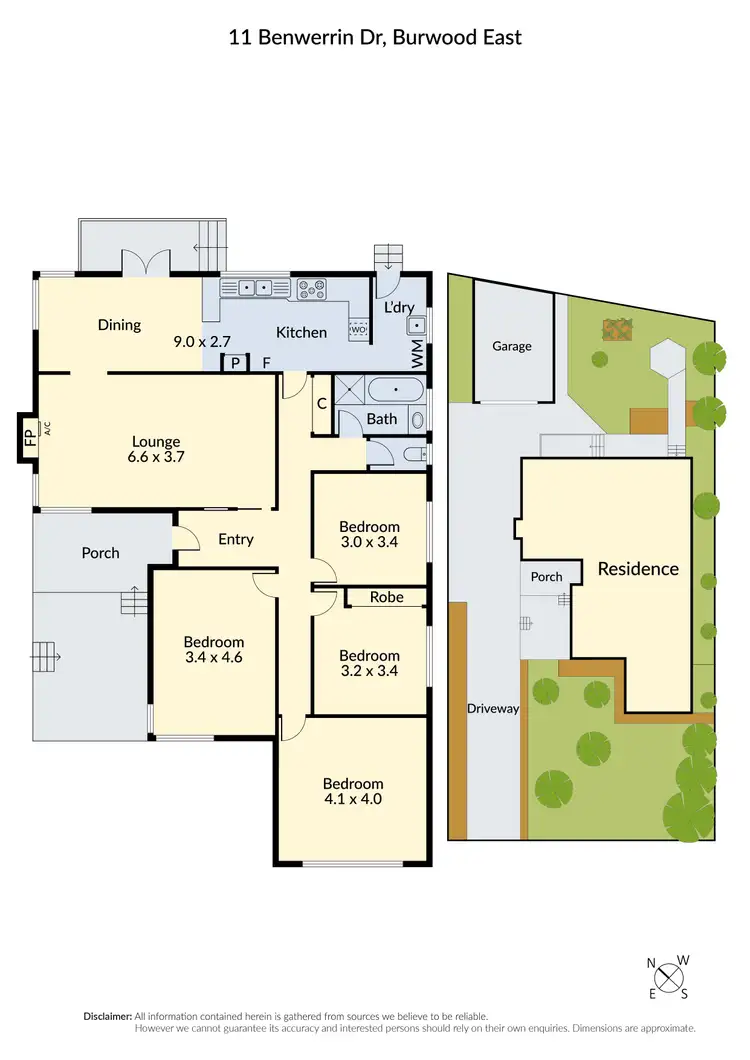 Floorplan of Homely house listing, 11 Benwerrin Drive, Burwood East VIC 3151
