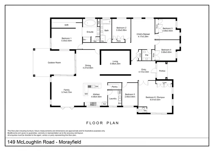 Floorplan of Homely house listing, 141-149 Mcloughlin Road, Morayfield QLD 4506