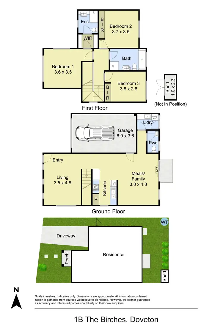 Floorplan of Homely townhouse listing, 1B The Birches, Doveton VIC 3177