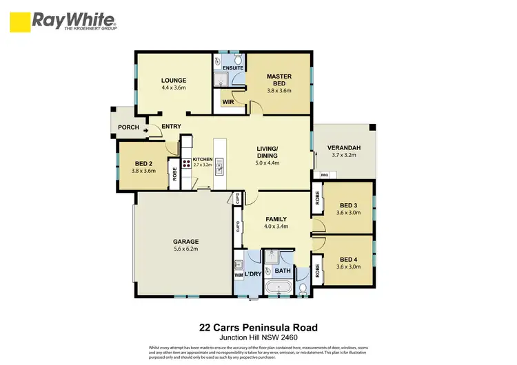 Floorplan of Homely house listing, 22 Carrs Peninsula Road, Junction Hill NSW 2460