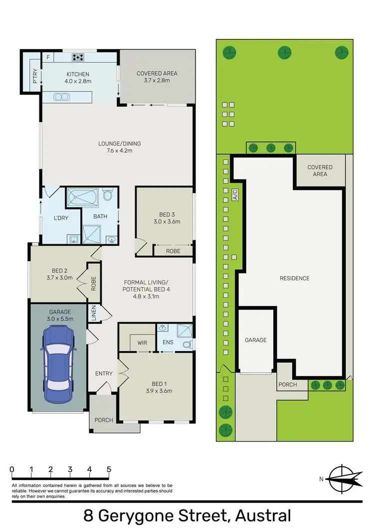Floorplan of Homely house listing, 8 Gerygone Street, Austral NSW 2179